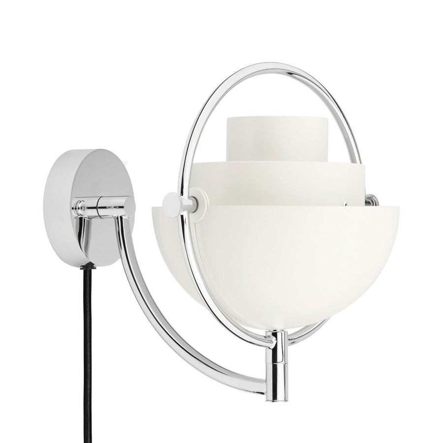 Applique murale Multi-Lite en laiton, blanc, hauteur 21 cm