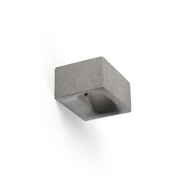 Applique d'extérieur LED Glint en béton, gris, hauteur 15,7 cm, 2700 K