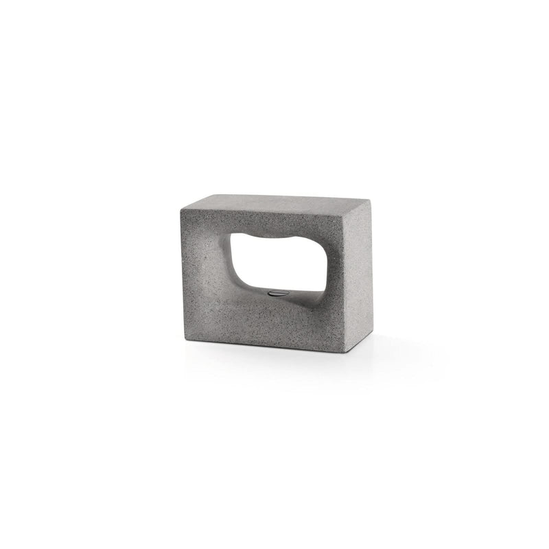 Applique d'extérieur LED Glint en béton, gris, hauteur 15,7 cm, 3000 K