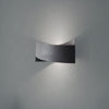 Applique murale Tadhg en métal, noir, hauteur 11 cm