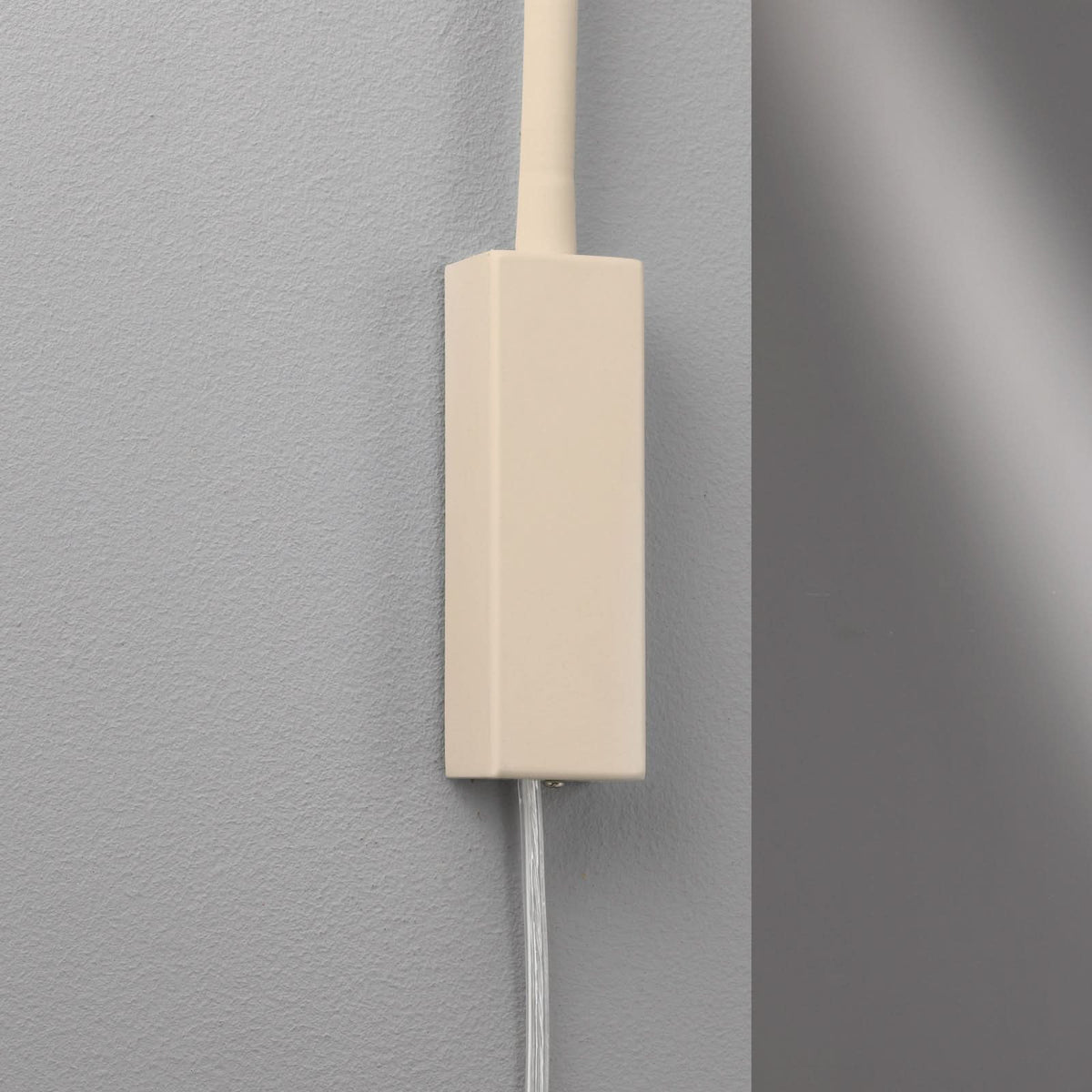 Applique murale LED Sten en métal, sable, hauteur 61 cm