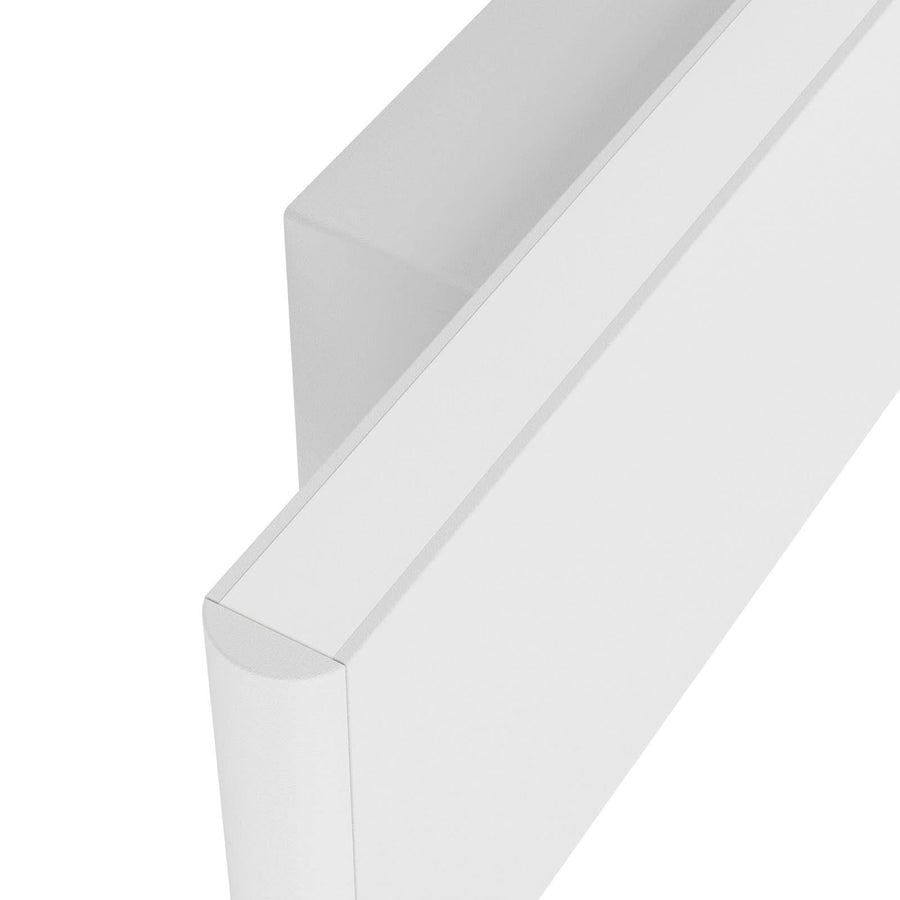 Applique murale LED Eglo Climene en aluminium, blanc, hauteur 8 cm