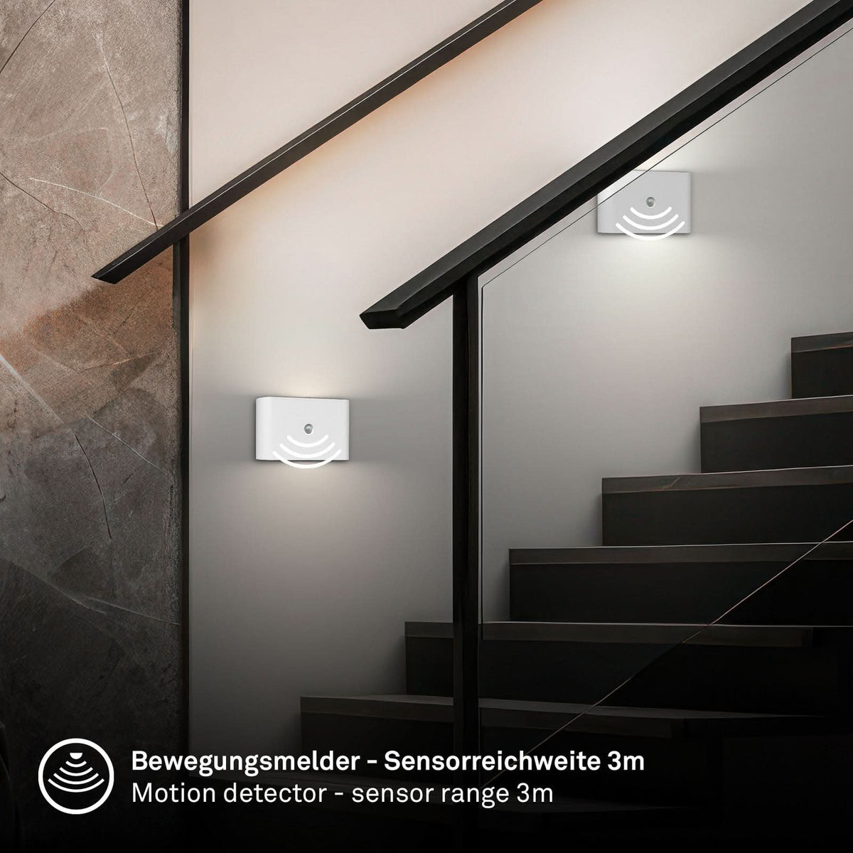 Applique murale LED rechargeable Chat, blanc mat, hauteur 9,5 cm