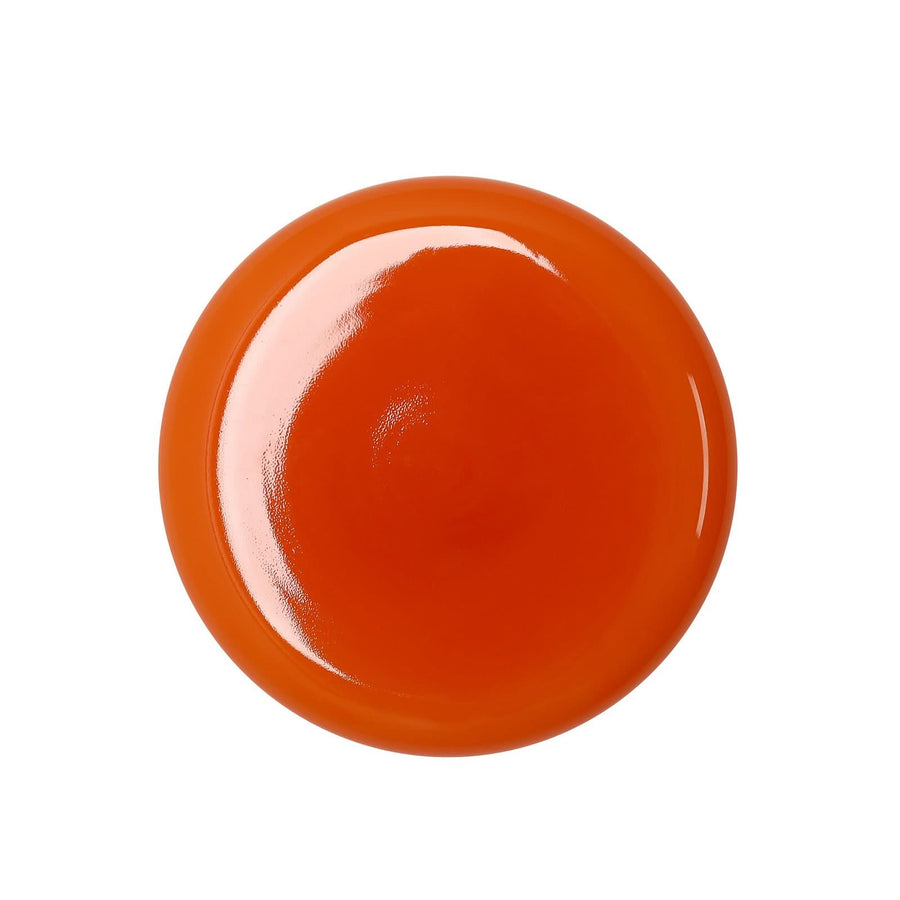 Applique murale BonBon en verre, orange, Ø 16 cm
