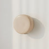 Applique murale BonBon en verre, beige, Ø 16 cm