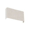 Applique murale Santana B en tissu, crème, 2 lumières, hauteur 15 cm