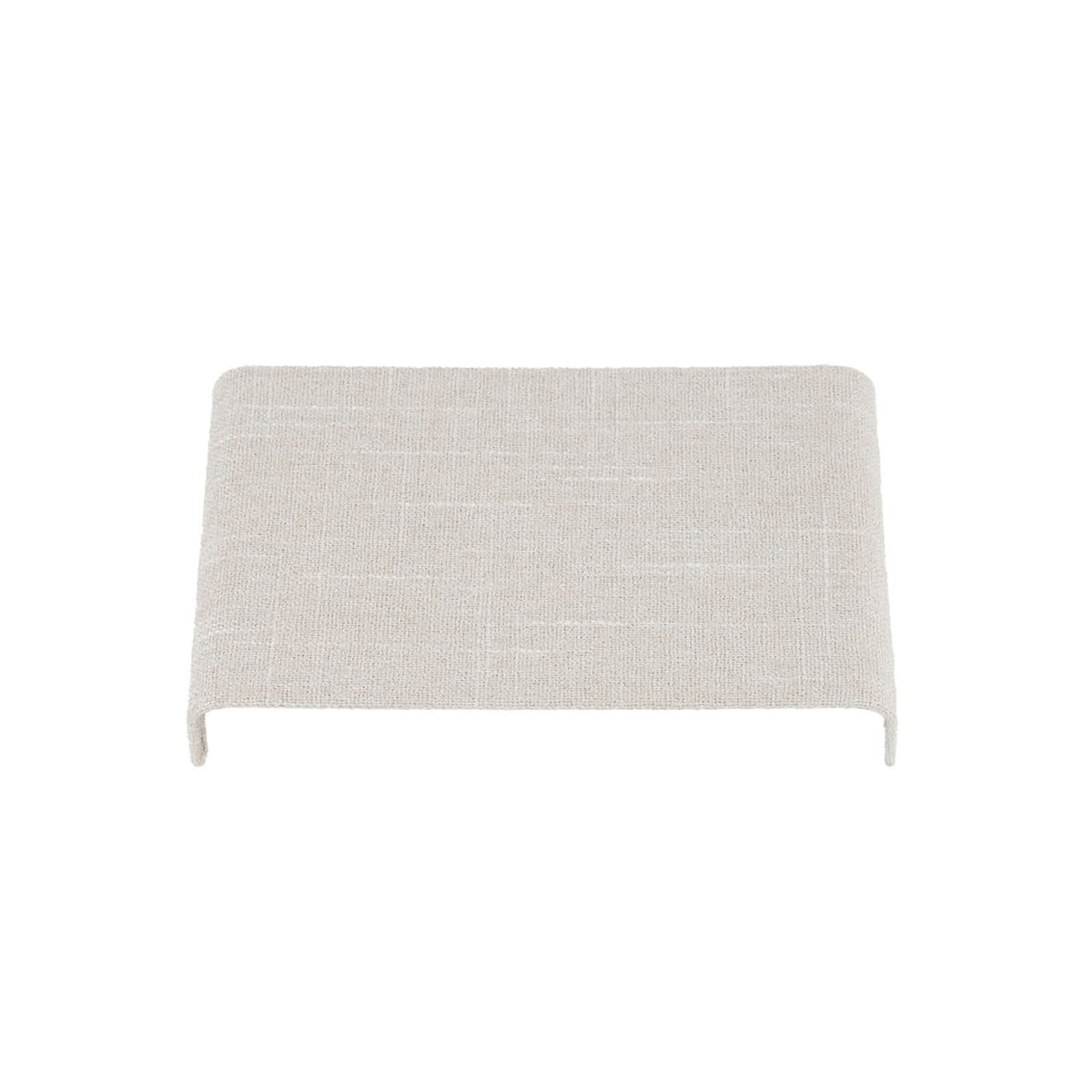Applique murale Santana B en tissu, crème, 2 lumières, hauteur 15 cm