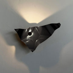 Applique murale LED Zona en acier, noir, hauteur 41 cm