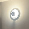 Applique murale LED DoppioZero en acier, blanc et anthracite, Ø 30 cm