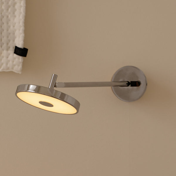 Applique murale LED Asteria Long HW en aluminium, Ø 15 cm