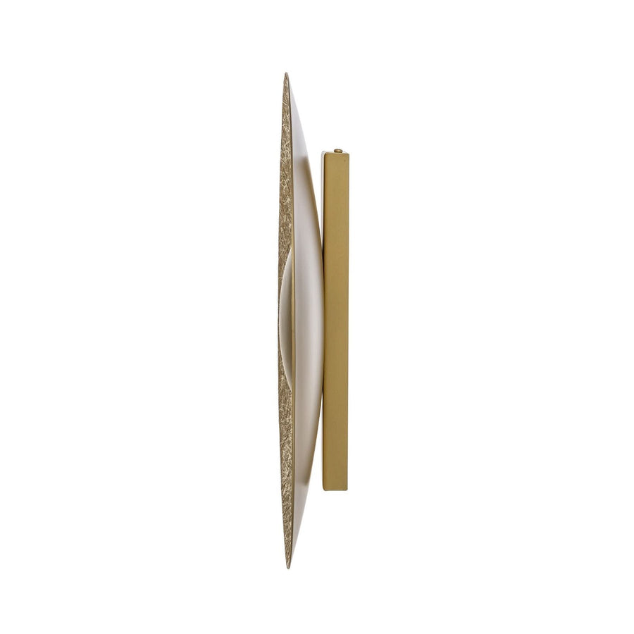 Applique murale LED Sole S en acier, doré, Ø 44 cm