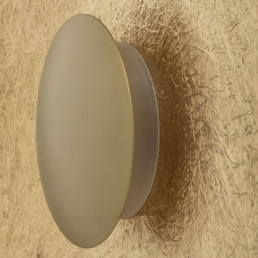 Applique murale LED Sole S en acier, doré, Ø 44 cm