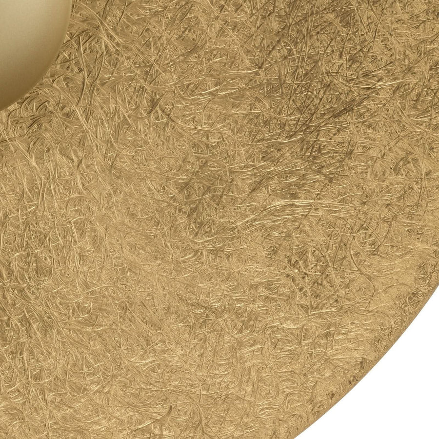 Applique murale LED Sole M en acier, doré, Ø 65 cm