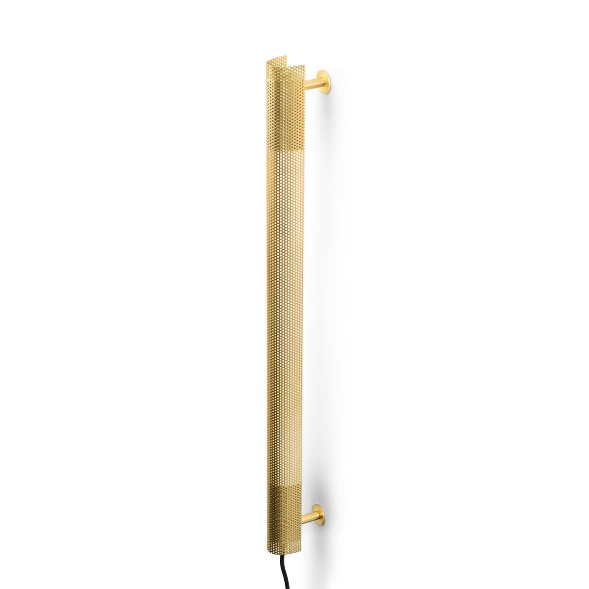 Applique murale Radent Fiche en acier, laiton, hauteur 70 cm