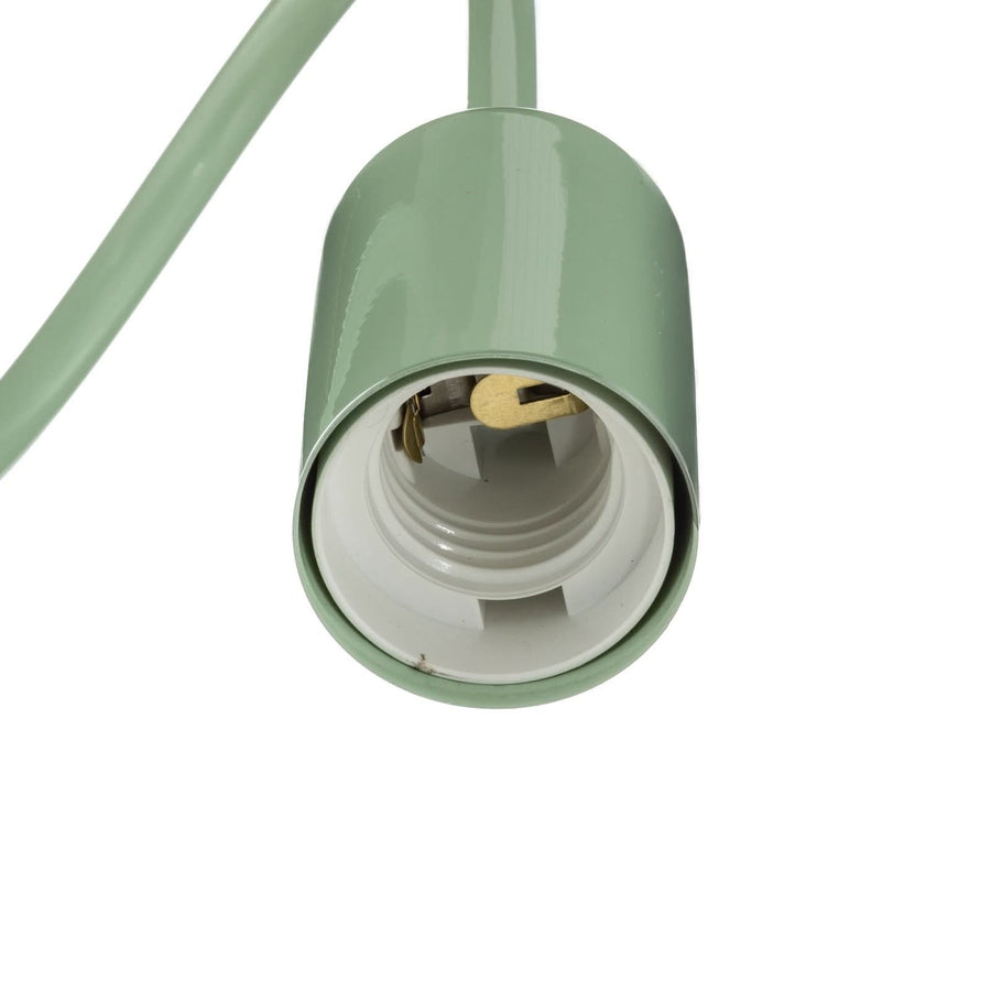 Applique murale Oxford en métal, vert clair, hauteur 24 cm