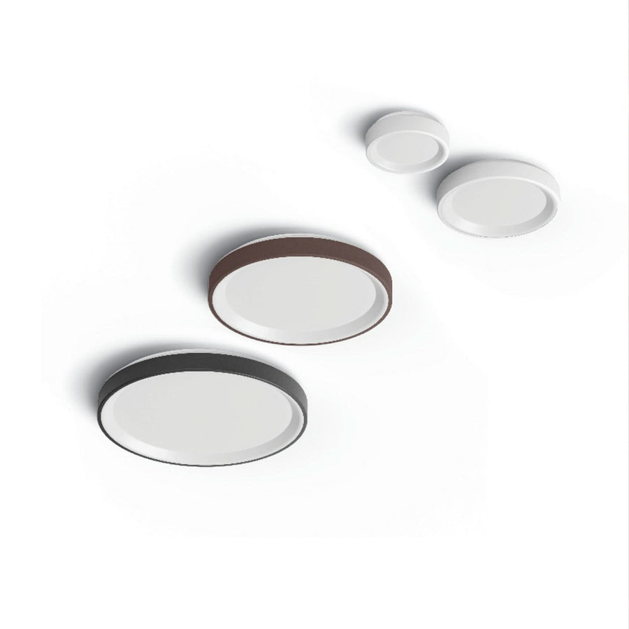 Applique murale LED Iside en métal, blanc, Ø 35,2 cm