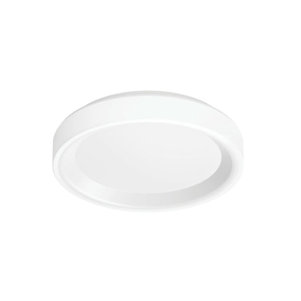 Applique murale LED Iside en métal, blanc, Ø 35,2 cm