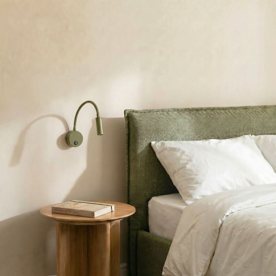 Applique murale Lagos en métal, vert et noir, hauteur 45 cm