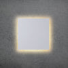 Applique murale LED Blade Q en aluminium, blanc, hauteur 34 cm