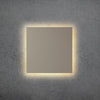 Applique murale LED Blade Q en aluminium, taupe, hauteur 34 cm