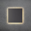 Applique murale LED Blade Q en aluminium, anthracite, hauteur 34 cm