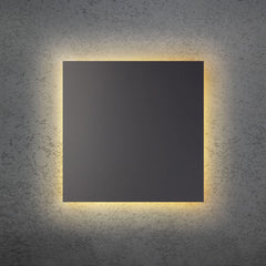 Applique murale LED Blade Q en aluminium, anthracite, hauteur 44 cm