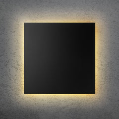 Applique murale LED Blade Q en aluminium, noir, hauteur 44 cm