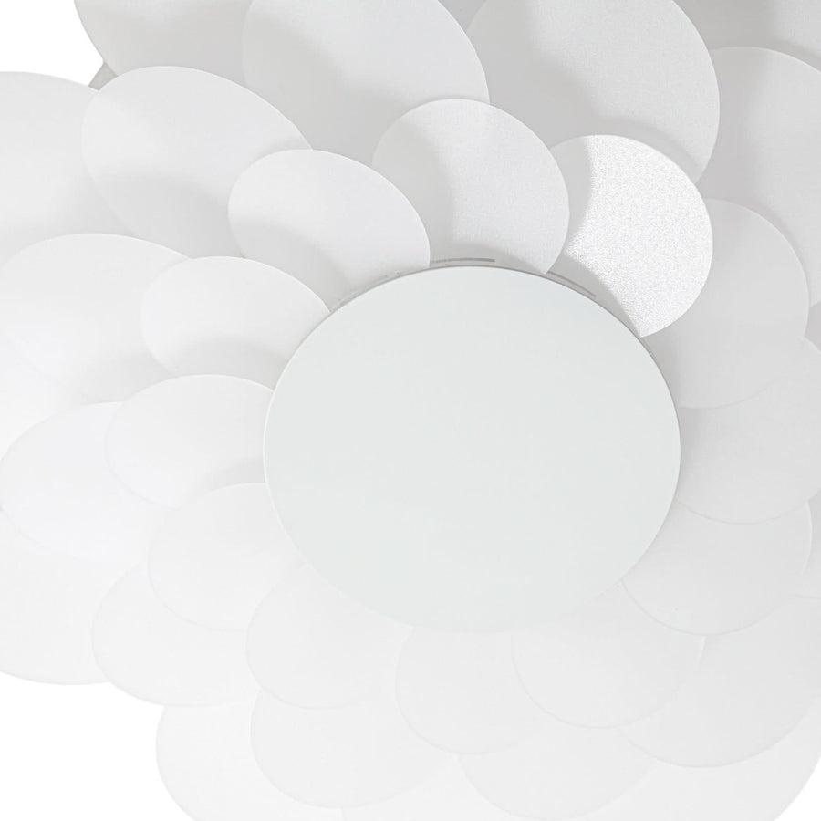 Applique murale LED Bloem, blanc, Ø 37,8 cm