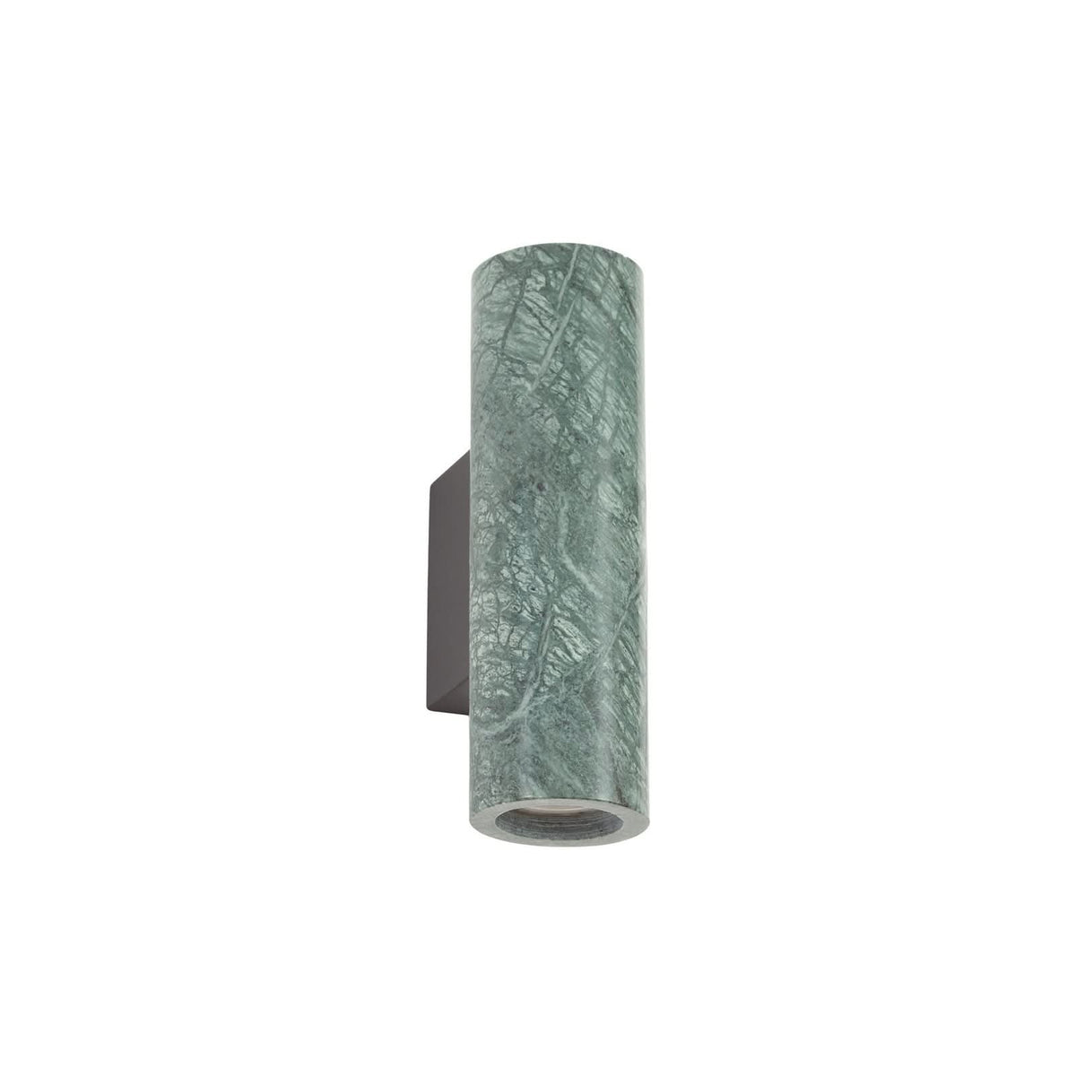Applique murale Tavira en marbre, vert marbré, 2 lumières, hauteur 23 cm