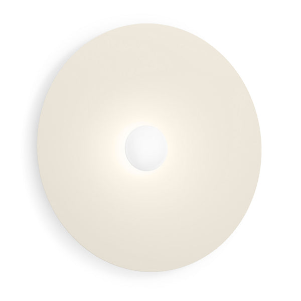Applique murale LED Clea 3.0 en aluminium, beige mat, Ø 70 cm