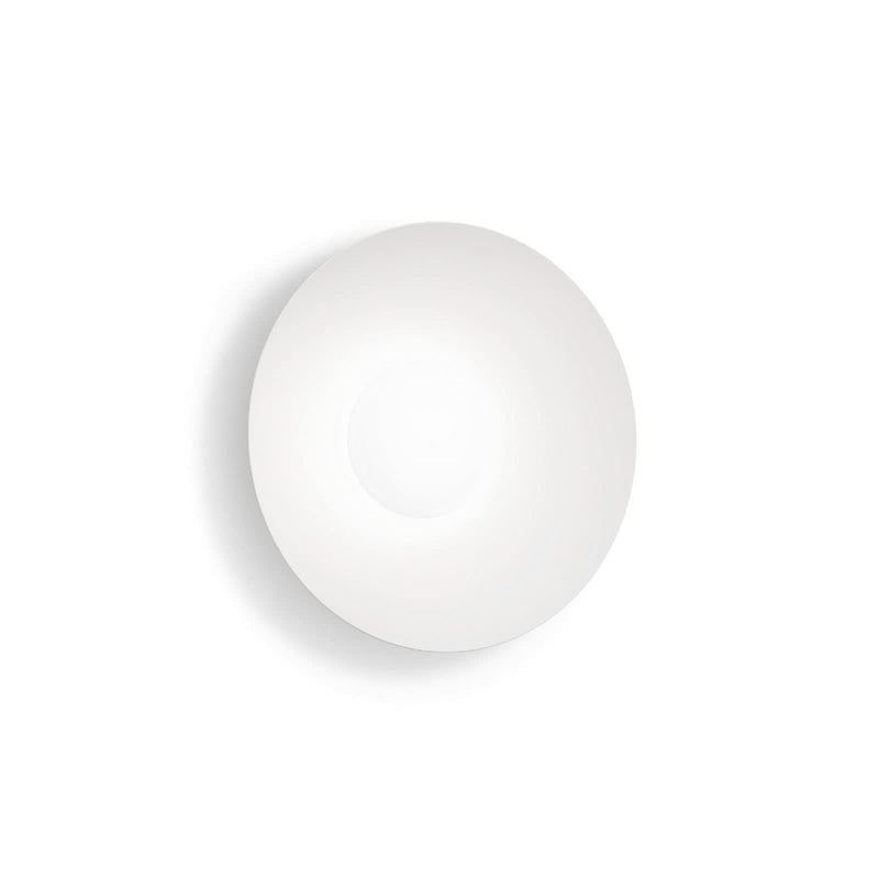Applique murale LED Clea 1.0 en aluminium, blanc mat, Ø 35 cm