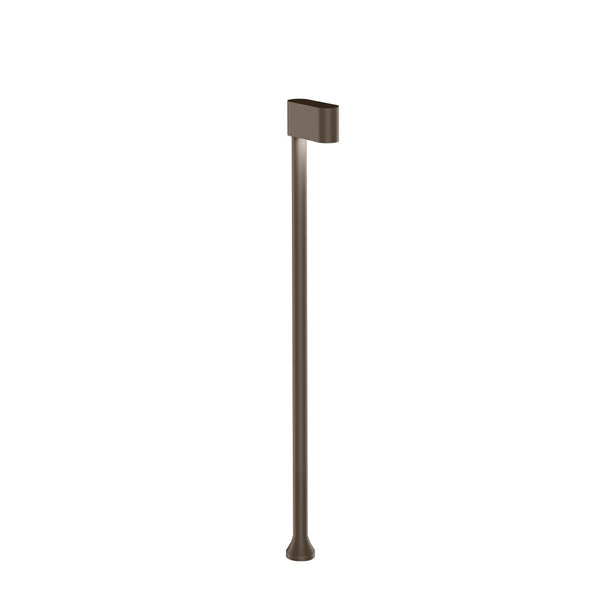 Borne lumineuse d'extérieur LED Kiosk 1.1 en aluminium, bronze mat, hauteur 65,2 cm, IP65