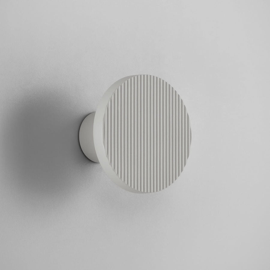 Applique murale LED Arid A/01 en aluminium, blanc, Ø 14 cm, IP44