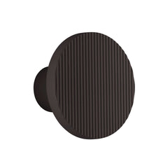Applique murale LED Arid A/01 en aluminium, noir, Ø 14 cm, IP44