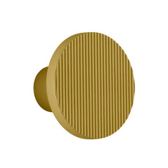 Applique murale LED Arid A/01 en aluminium, jaune, Ø 14 cm, IP44