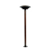 Borne lumineuse d'extérieur DL25, cuivré, Ø 25 cm, IP44
