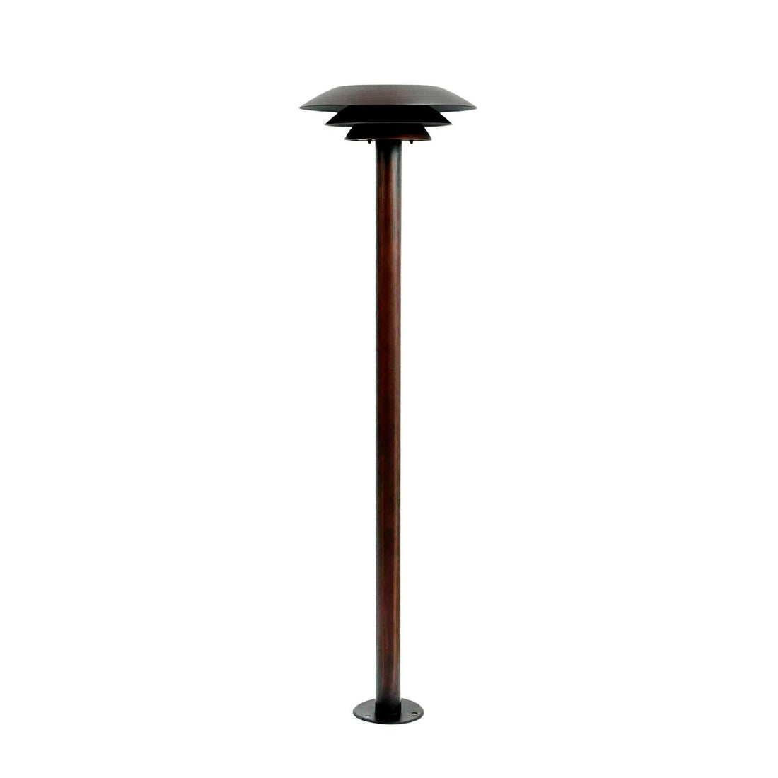 Borne lumineuse d'extérieur DL25, cuivré, Ø 25 cm, IP44