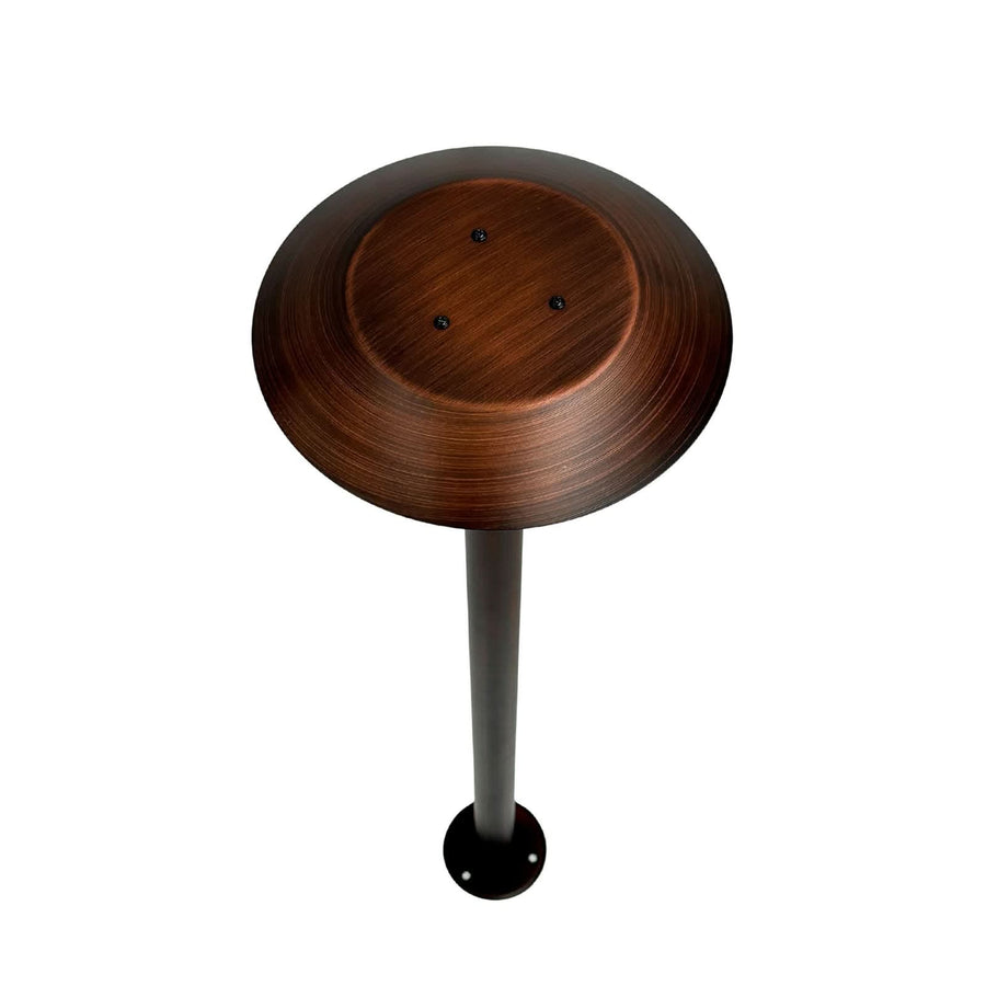 Borne lumineuse d'extérieur DL25, cuivré, Ø 25 cm, IP44