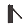 Applique murale LED Arid A/02 en aluminium, noir, hauteur 20 cm