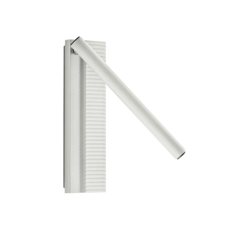Applique murale LED Arid A/02 en aluminium, blanc, hauteur 20 cm