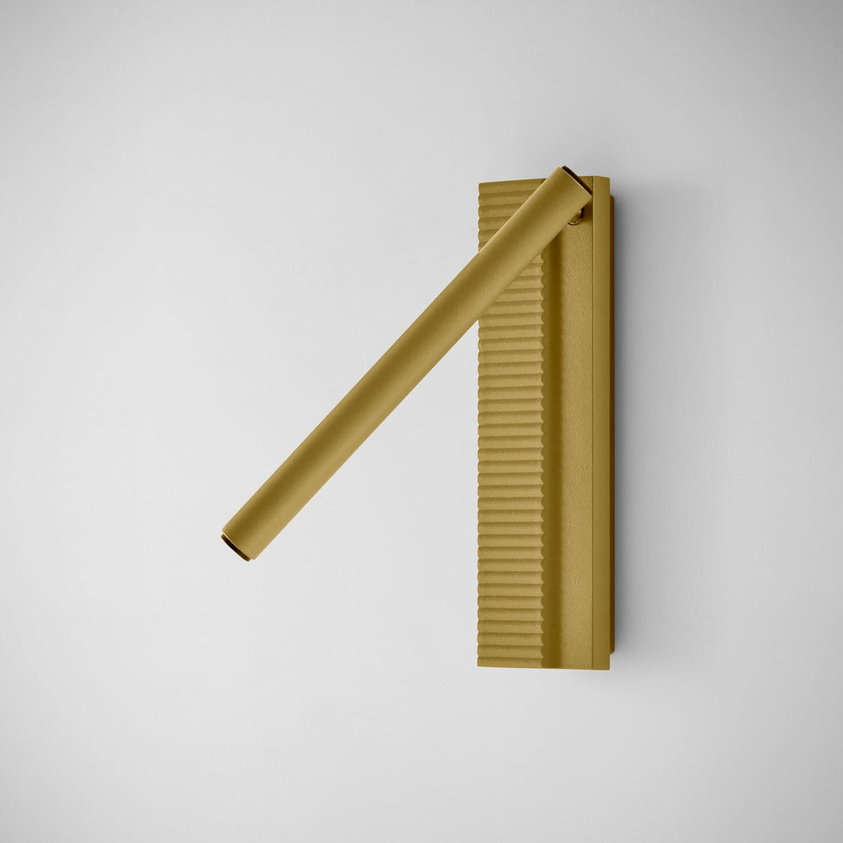 Applique murale LED Arid A/03 en aluminium, jaune, hauteur 20 cm