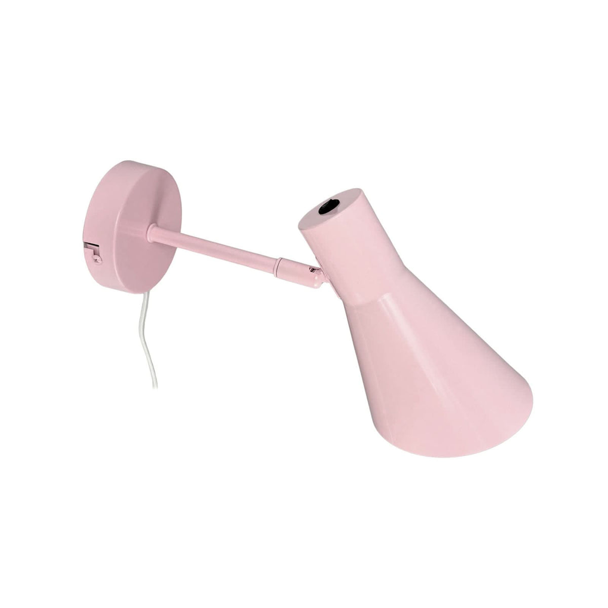 Applique murale DL12 en métal, rose, Ø 20 cm