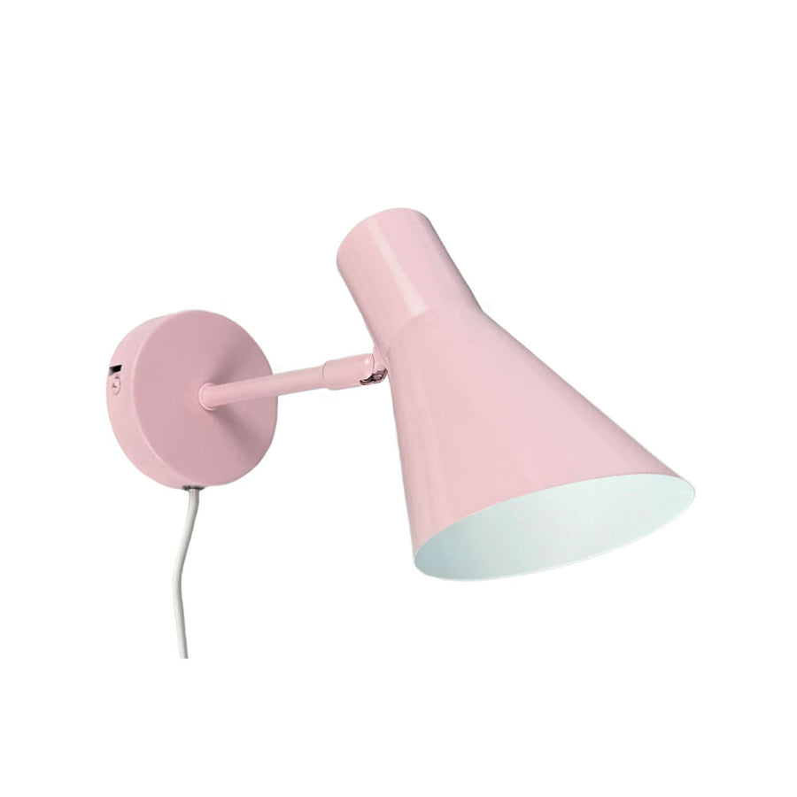 Applique murale DL12 en métal, rose, Ø 20 cm
