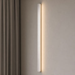 Applique murale LED Kinsley en métal, nickel et blanc