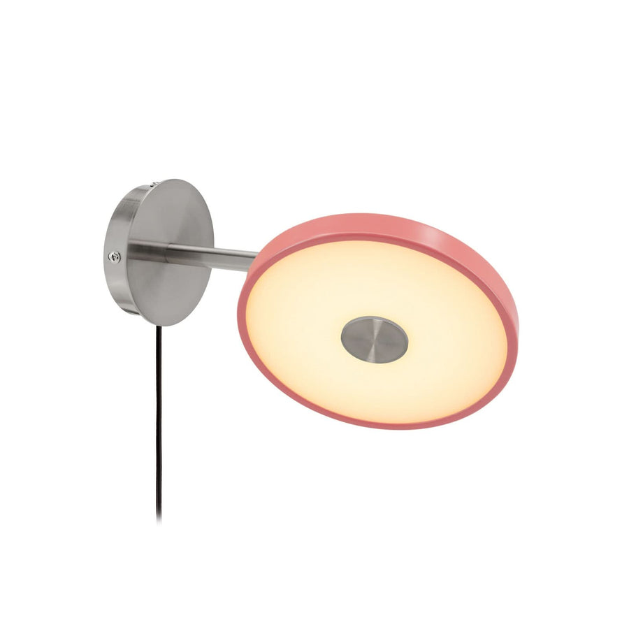 Applique murale LED Asteria Short en aluminium, rosé, Ø 15 cm