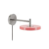 Applique murale LED Asteria Short en aluminium, rosé, Ø 15 cm