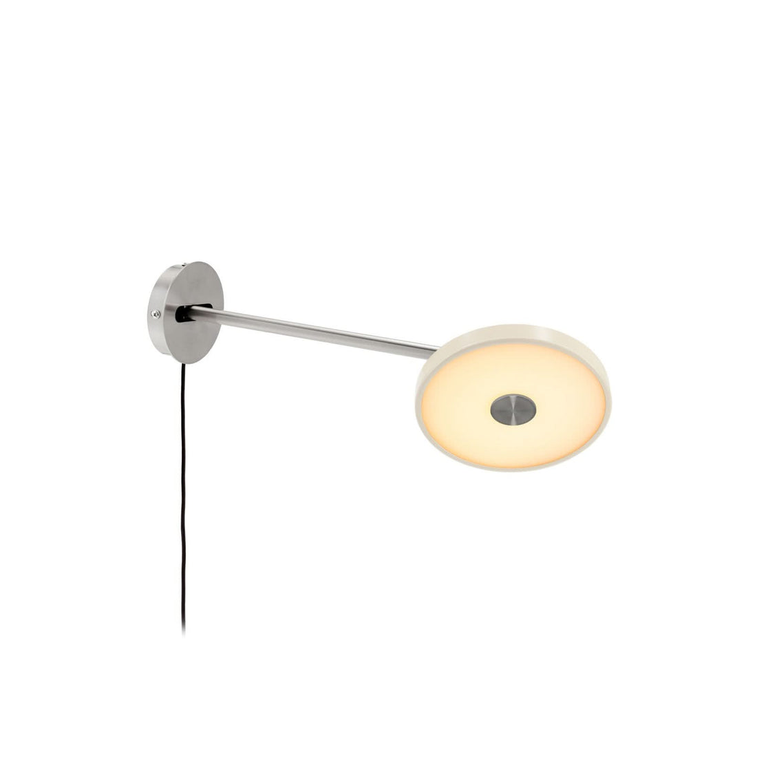 Applique murale LED Asteria Long en aluminium, blanc, Ø 15 cm