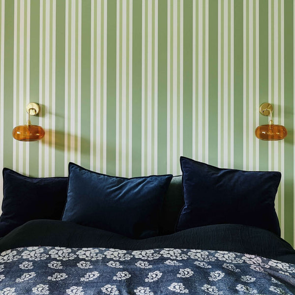 Applique murale Horizon en verre, marron et doré brillant, Ø 21 cm