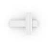 Applique murale LED Ceno 2.0 en aluminium, blanc, Ø 3,5 cm