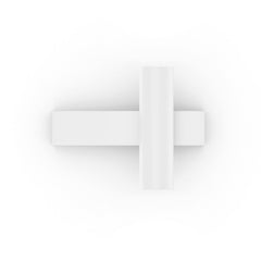 Applique murale LED Ceno 2.0 en aluminium, blanc, Ø 3,5 cm
